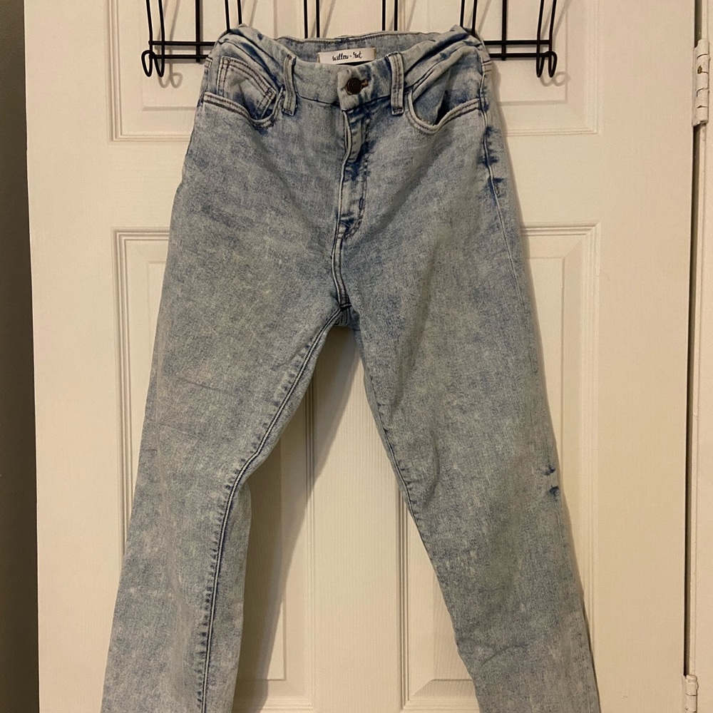 High waisted mom jeans